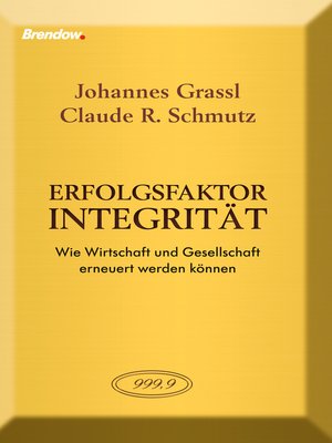 cover image of Erfolgsfaktor Integrität